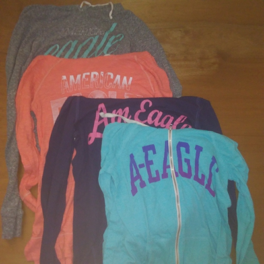 4 American Eagle Colorful Sweaters